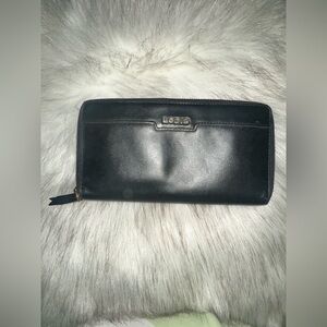 LODIS Black Leather Wallet